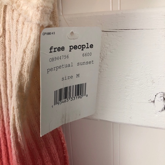 FREE PEOPLE Sundial Tee Perpetual Sunset NWT - Picture 4 of 7